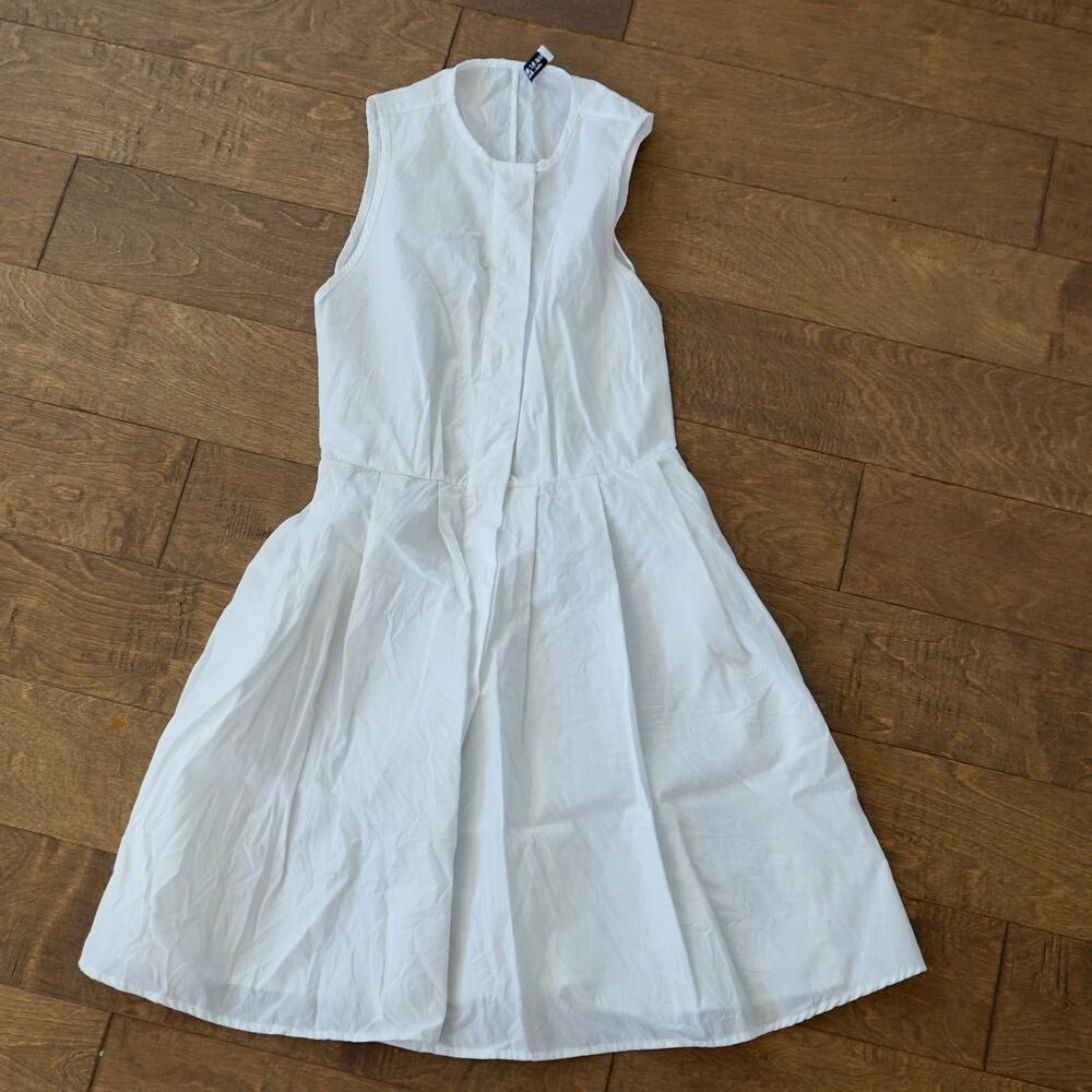 Shaina Mote Sleeveless Tiered A Line Dress White Womens Size 6